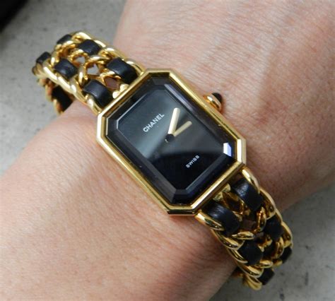 chanel vintage premiere watch gold plated|chanel jp.